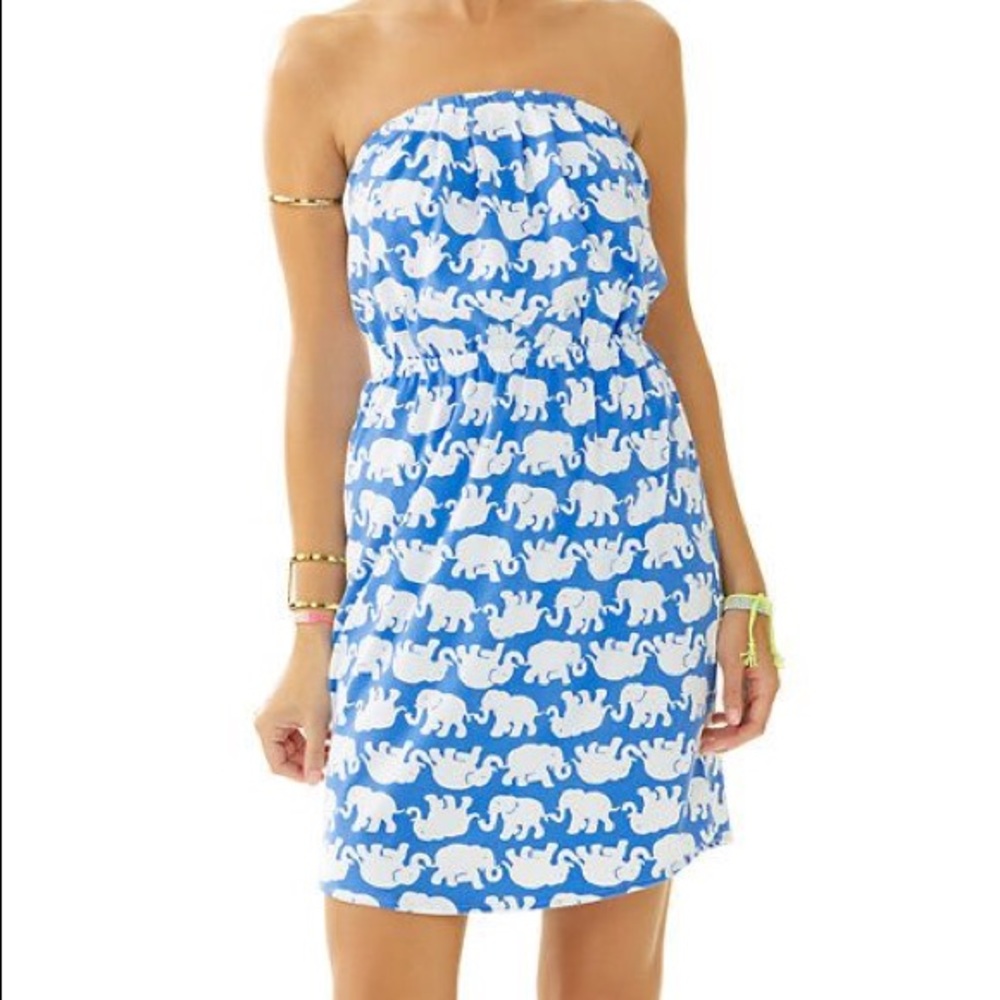 LILLY PULITZER Strapless Dress